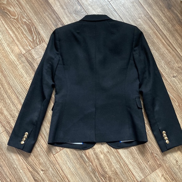 J Crew Schoolboy Black Blazer Size 2 - Picture 15 of 16